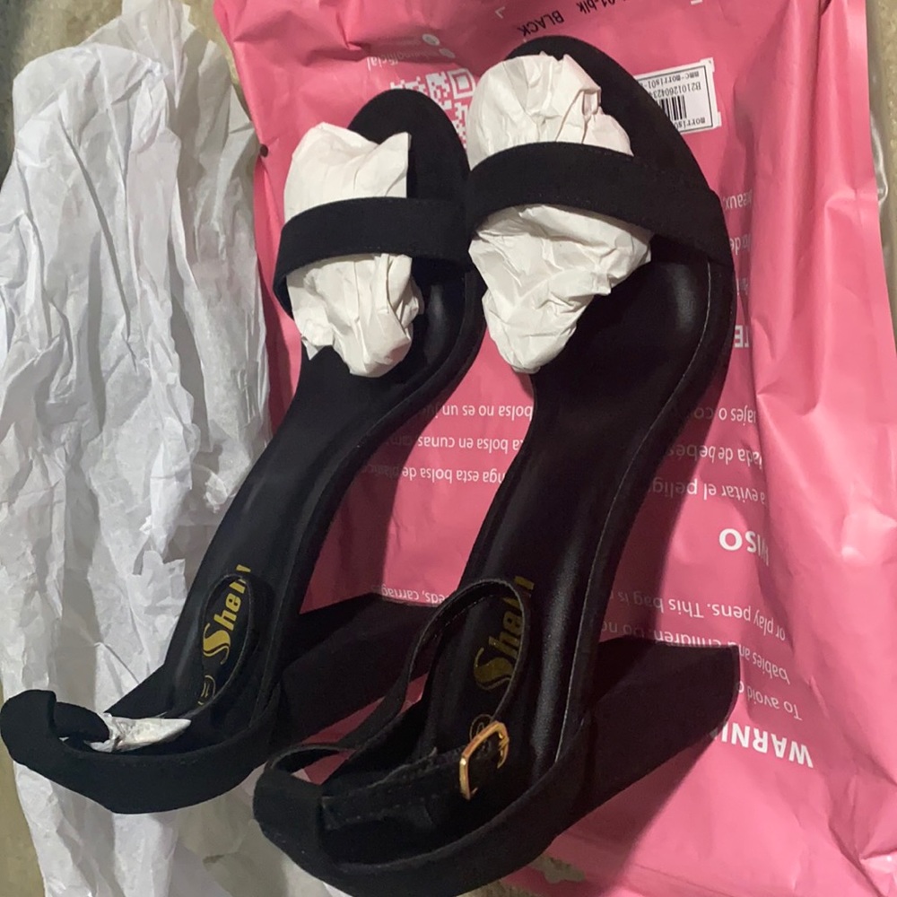 Black heels